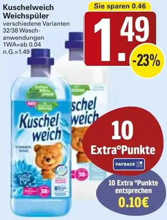 WEZ Kuschelweich Weichspüler Angebot