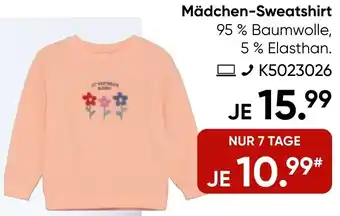 Galeria MANGUUN Mädchen-Sweatshirt Angebot