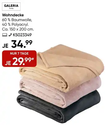 Galeria GALERIA home Wohndecke Angebot