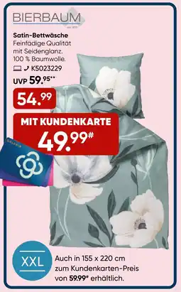 Galeria BIERBAUM Satin-Bettwäsche Angebot