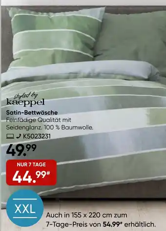 Galeria Styled by kaeppel Satin-Bettwäsche Angebot