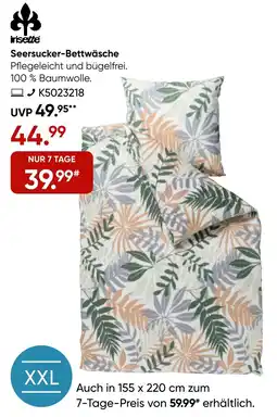 Galeria Irisette Seersucker-Bettwäsche Angebot