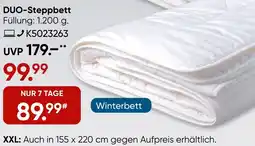 Galeria KÜNSEMÜLLER DUO-Steppbett Angebot