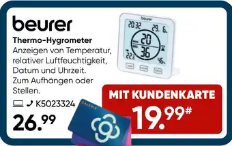 Galeria beurer Thermo-Hygrometer Angebot