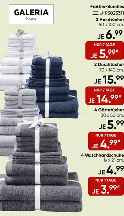 Galeria GALERIA home Frottier-Bundles Angebot