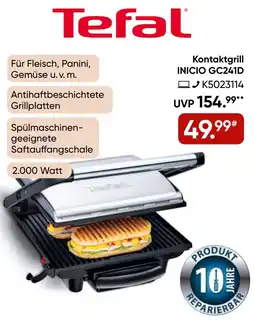 Galeria Tefal Kontaktgrill INICIO GC241D Angebot