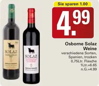 WEZ Osborne Solaz Weine Angebot