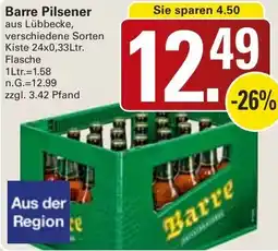 WEZ Barre Pilsener Angebot