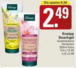 WEZ Kneipp Duschgel Angebot