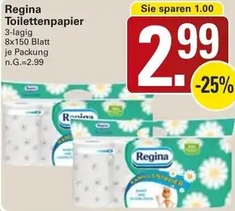 WEZ Regina Toilettenpapier Angebot