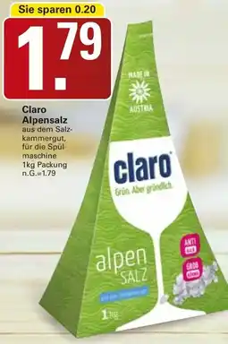 WEZ Claro Alpensalz Angebot