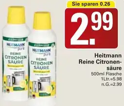 WEZ Heitmann Reine Citronensäure Angebot