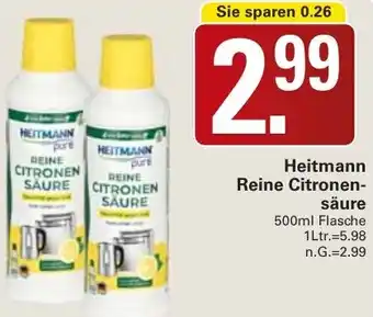 WEZ Heitmann Reine Citronensäure Angebot