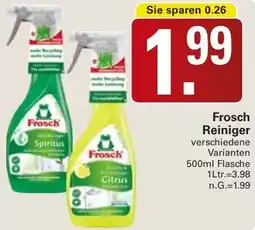 WEZ Frosch Reiniger Angebot