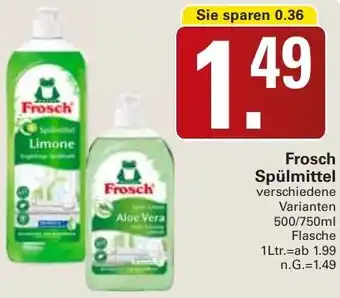 WEZ Frosch Spülmittel Angebot