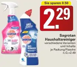 WEZ Sagrotan Haushaltsreiniger Angebot