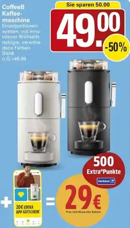 WEZ CoffeeB Kaffeemaschine Angebot