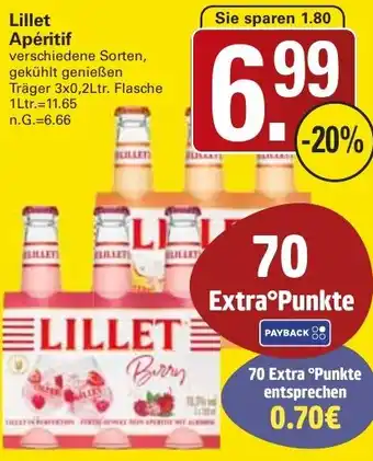 WEZ Lillet Apéritif Angebot