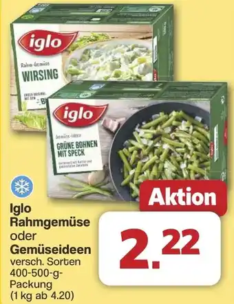 Famila Nord West Iglo Rahmgemüse oder Gemüseideen Angebot