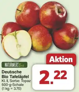 Famila Nord West NATURWERT Bio Deutsche Bio Tafeläpfel Angebot