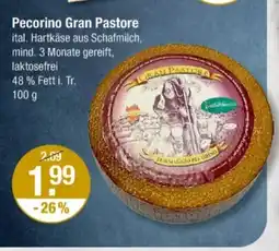 V Markt Pecorino Gran Pastore Angebot