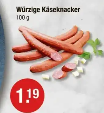 V Markt Würzige Käseknacker Angebot