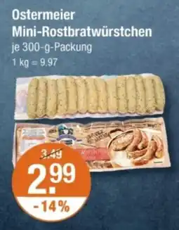 V Markt Ostermeier Mini-Rostbratwürstchen Angebot