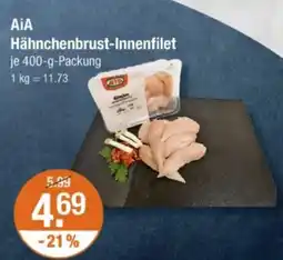 V Markt AiA Hähnchenbrust-Innenfilet Angebot