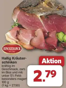 Famila Nord West BINCKEBANCK Hallig Kräuterschinken Angebot