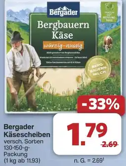 Famila Nord West Bergader Käsescheiben Angebot