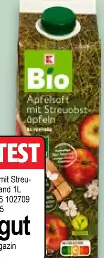 Kaufland K-Bio Bio Apfelsaft Angebot