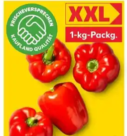 Kaufland Paprika rot XXL Angebot