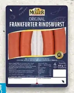 Kaufland G.A. Müller Original Frankfurter Rindswürstchen Angebot