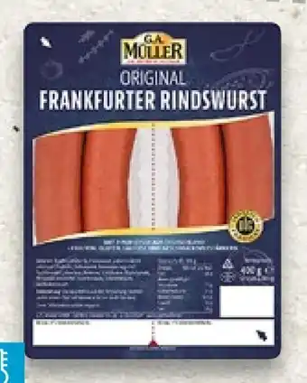 Kaufland G.A. Müller Original Frankfurter Rindswürstchen Angebot