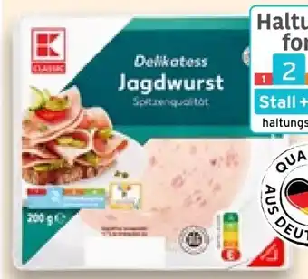 Kaufland K-Classic Delikatess Jagdwurst Angebot