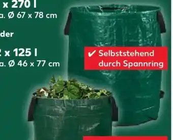 Kaufland Parkside Gartensack Angebot