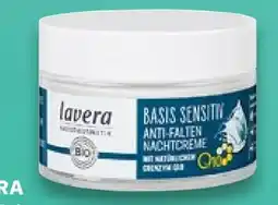 Kaufland Lavera Naturkosmetik Bio-Basis- Sensitiv-Anti-Falten-Nachtcreme Q10 Angebot