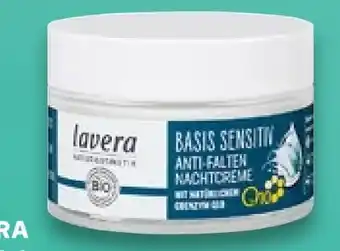 Kaufland Lavera Naturkosmetik Bio-Basis- Sensitiv-Anti-Falten-Nachtcreme Q10 Angebot