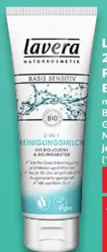 Kaufland Lavera Naturkosmetik Reinigungsmilch Basis Sensitiv 2in1 Angebot