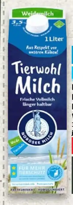 Kaufland Nordseemilch Tierwohl-Milch Angebot