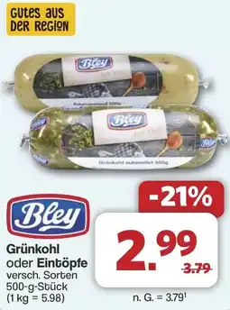 Famila Nord West Bley Grünkohl oder Eintöpfe Angebot