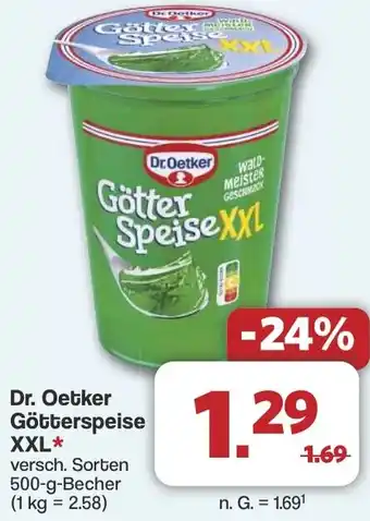 Famila Nord West Dr. Oetker Götterspeise XXL Angebot