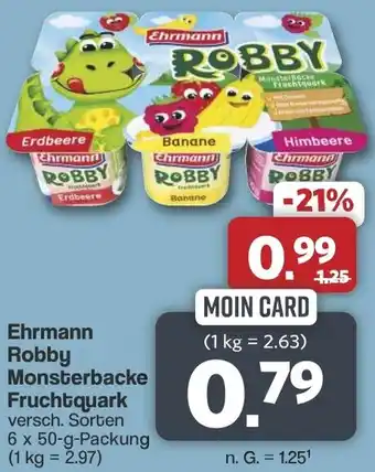 Famila Nord West Ehrmann Robby Monsterbacke Fruchtquark Angebot