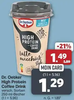 Famila Nord West Dr. Oetker High Protein Coffee Drink Angebot