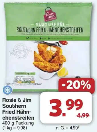 Famila Nord West Rosie & Jim Southern Fried Hähnchenstreifen Angebot