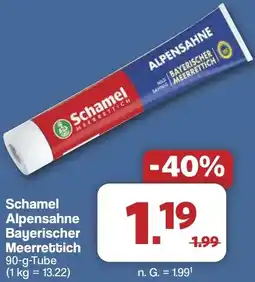 Famila Nord West Schamel Alpensahne Bayerischer Meerrettich Angebot