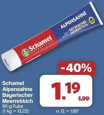 Famila Nord West Schamel Alpensahne Bayerischer Meerrettich Angebot