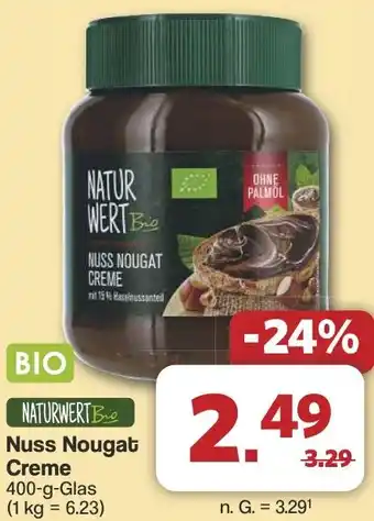 Famila Nord West NATURWERTBio Nuss Nougat Creme Angebot