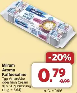 Famila Nord West Milram Aroma Kaffeesahne Angebot