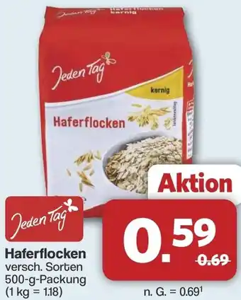 Famila Nord West Jeden Tag Haferflocken Angebot